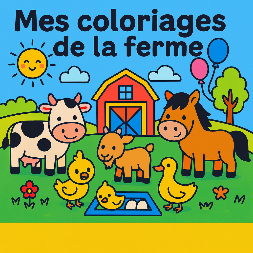 Mes coloriages de la ferme
