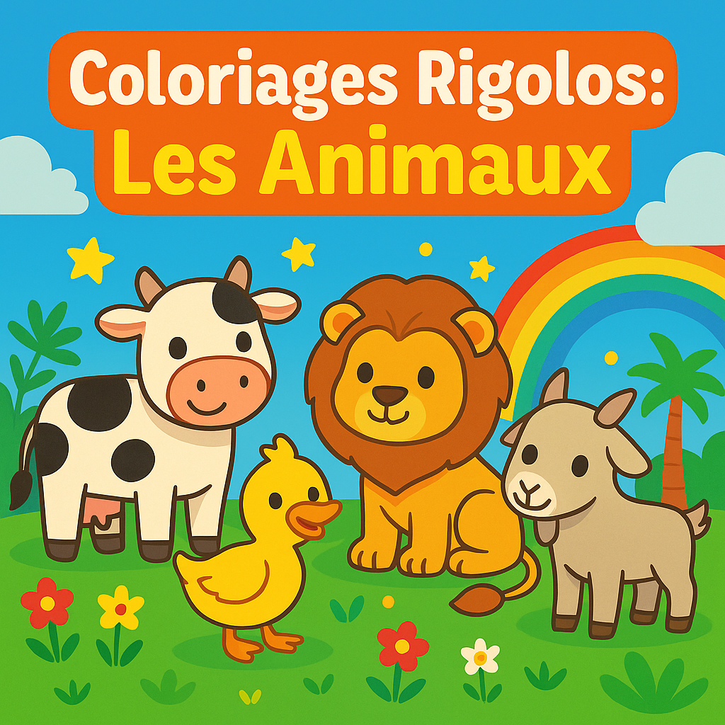 Coloriages Rigolos : Les Animaux